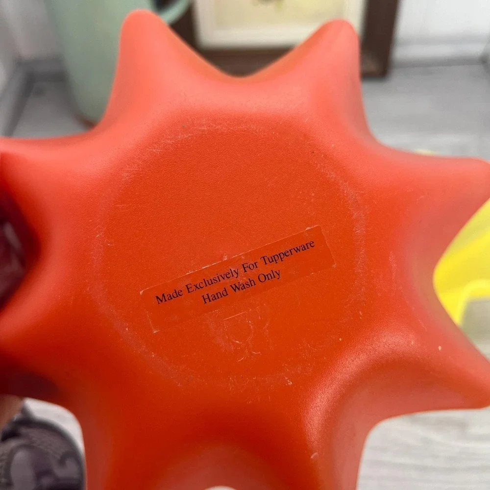 Vintage Tupperware Wavy Bowl Set: 80s-90s Plastic Chip Bowls‎
